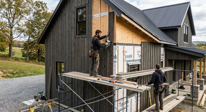 Barn Siding Installation in Barrington, NH