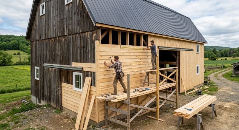 Barn Siding Installation in South Berwick, ME