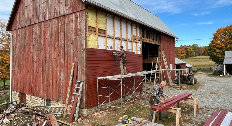 Barn Siding Replacement in Ogunquit, ME