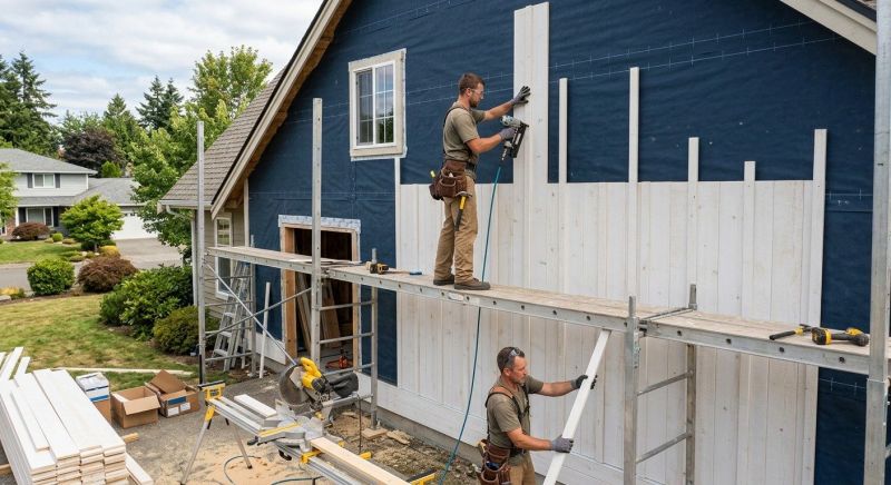 Batten Siding Installation in York County, ME