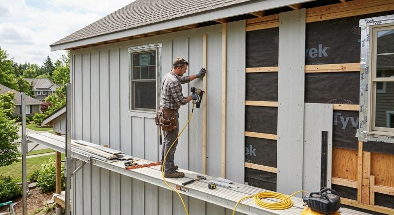 Board And Batten Installation in Barrington, NH