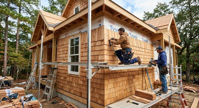 Cedar Siding Installation in Lebanon, ME