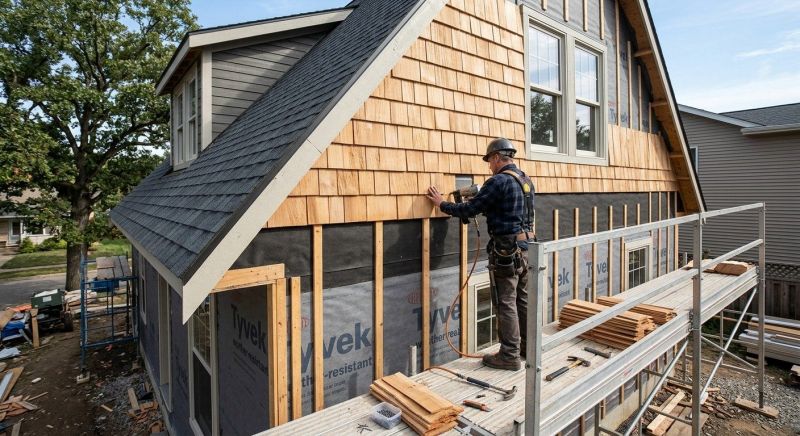 Cedar Siding Installation in Lebanon, ME