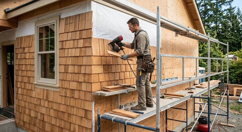 Cedar Siding Installation in North Hampton, NH