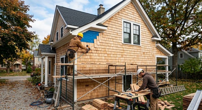 Cedar Siding Installation in Ogunquit, ME