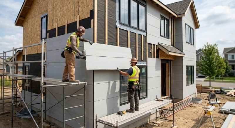 Cement Siding Installation in York, ME