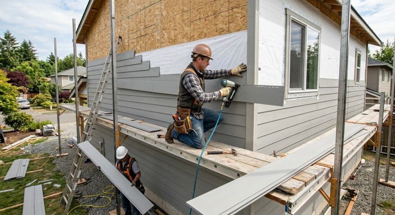 Cement Siding Installation in Nottingham, NH