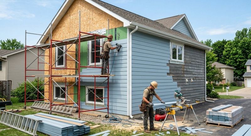 Cement Siding Replacement in Durham, NH