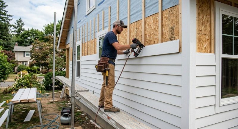 Clapboard Siding Installation in York, ME