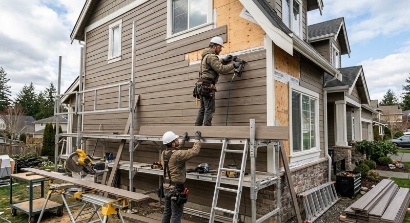 Composite Siding Installation in Cape Neddick, ME