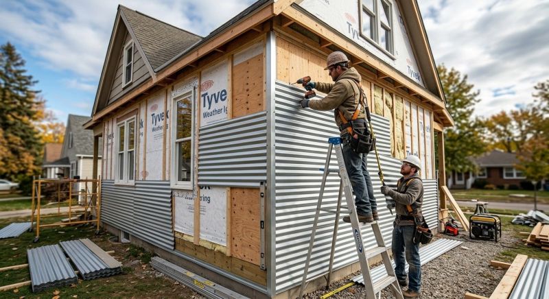 Corrugated Siding Installation in York, ME