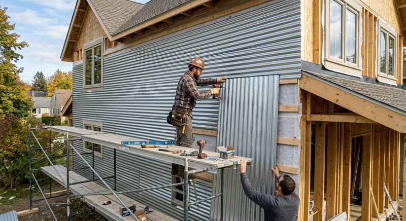 Corrugated Siding Installation in York, ME