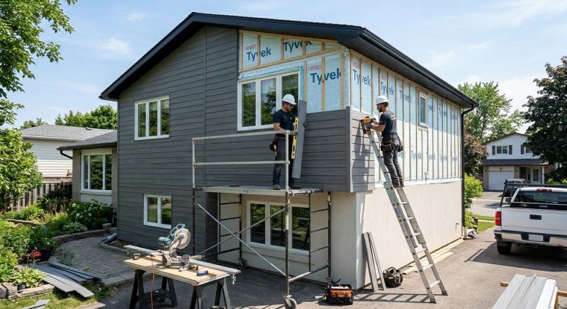 Facade Cladding Installation in York, ME