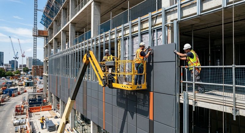 Facade Cladding Installation in York, ME