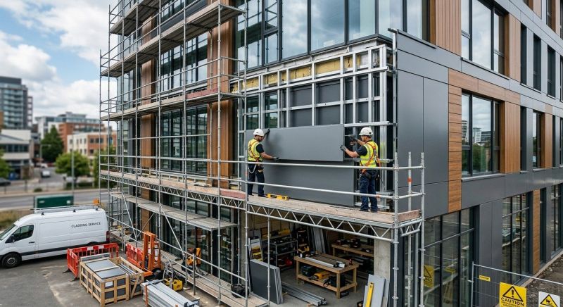 Facade Cladding Installation in York, ME