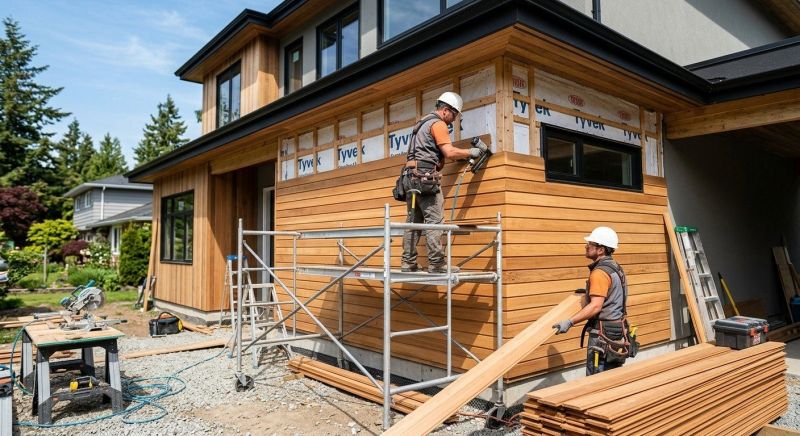 Faux Wood Siding Installation in Durham, NH