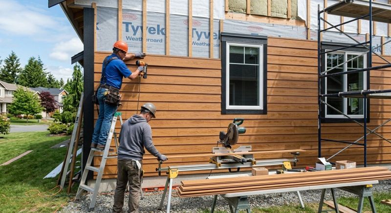 Faux Wood Siding Installation in Epping, NH