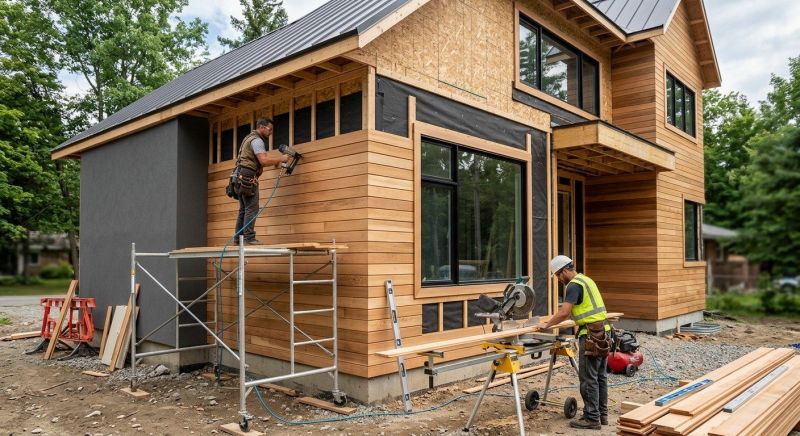 Faux Wood Siding Installation in Exeter, NH