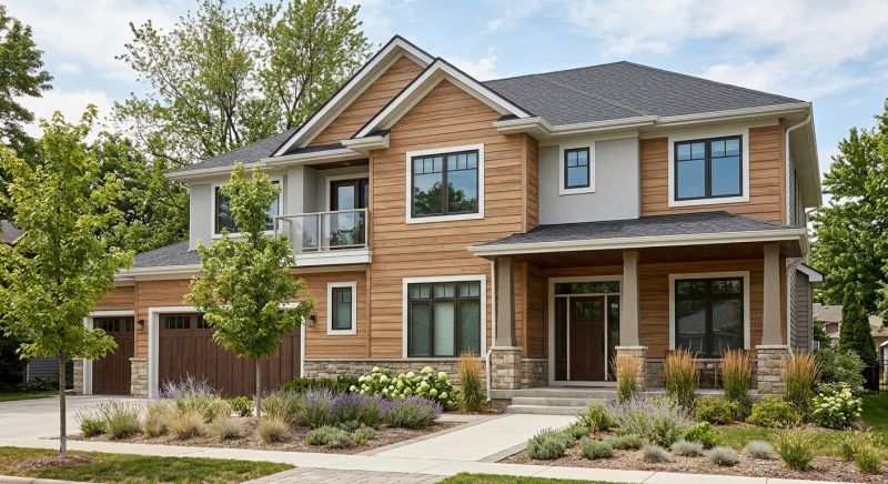 Faux Wood Siding Installation in Sanford, ME