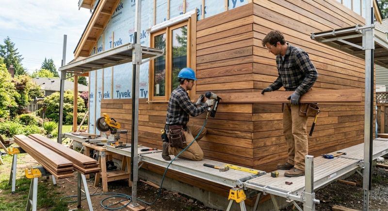 Hardwood Siding Installation in Barrington, NH