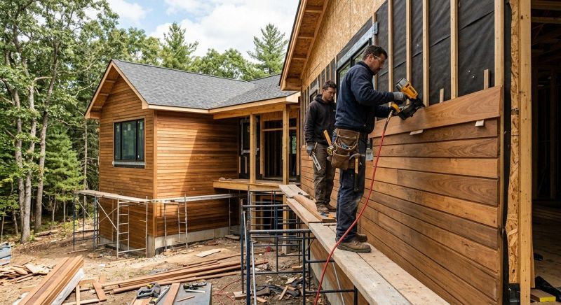 Hardwood Siding Installation in Hampton, NH