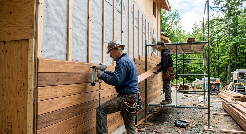 Hardwood Siding Installation in Salisbury, MA