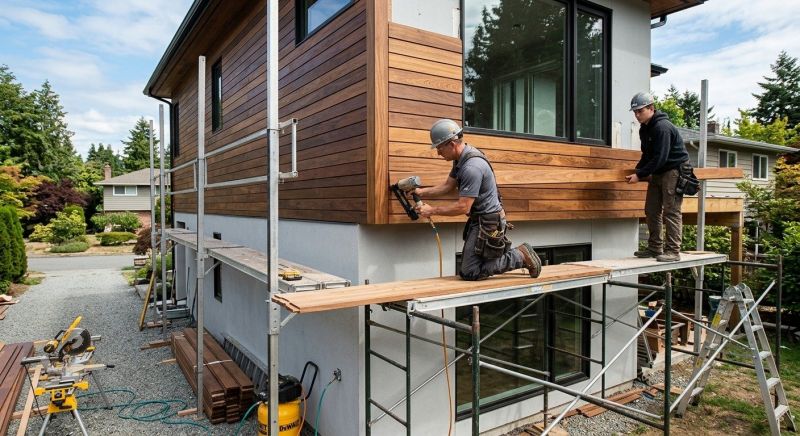 Hardwood Siding Installation in Sanford, ME