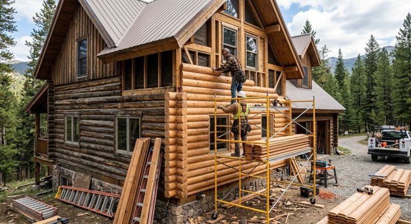 Log Siding Installation in Strafford, NH