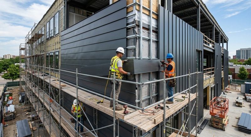 Metal Cladding Installation in York, ME