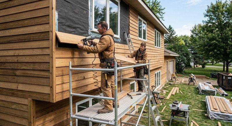 Rustic Siding Installation in York, ME