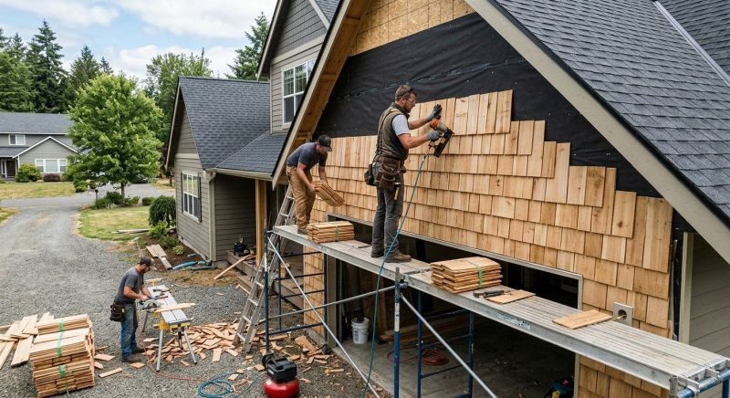 Shake Siding Installation in Nottingham, NH