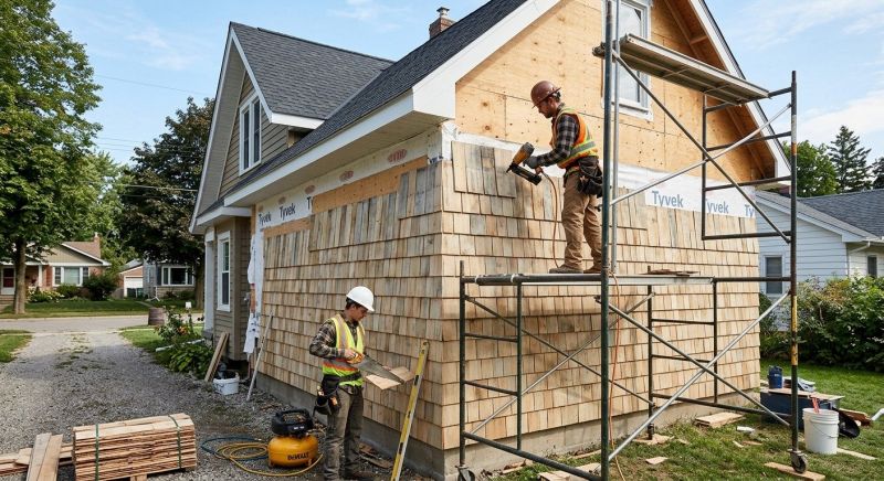 Shake Siding Installation in Salisbury, MA