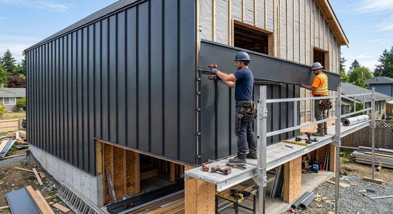 Sheet Metal Siding Replacement in York, ME