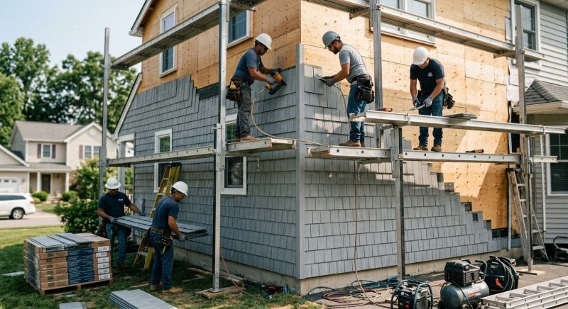 Shingle Siding Installation in York, ME