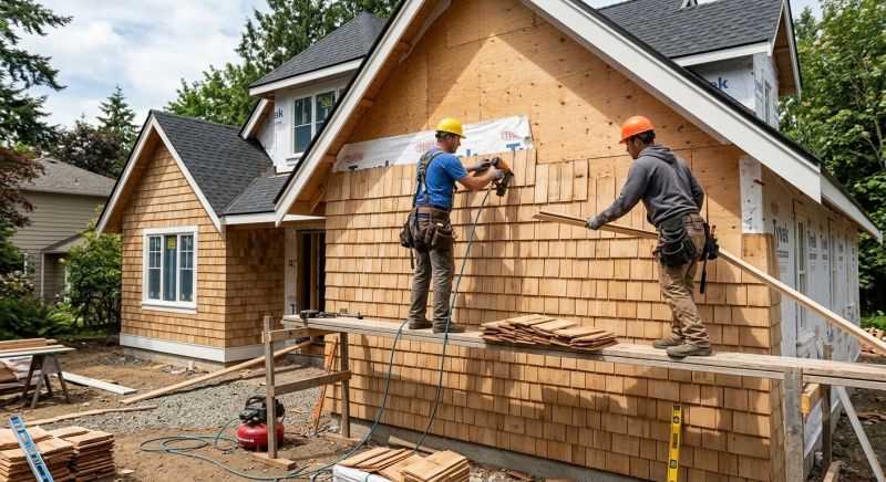 Shingle Siding Installation in York, ME