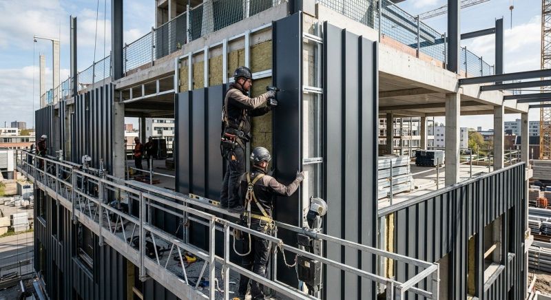 Steel Cladding Installation in York, ME