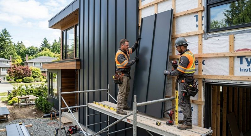Steel Cladding Installation in York, ME