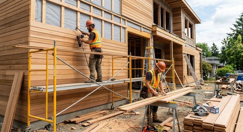 Wood Cladding Installation in Cape Neddick, ME