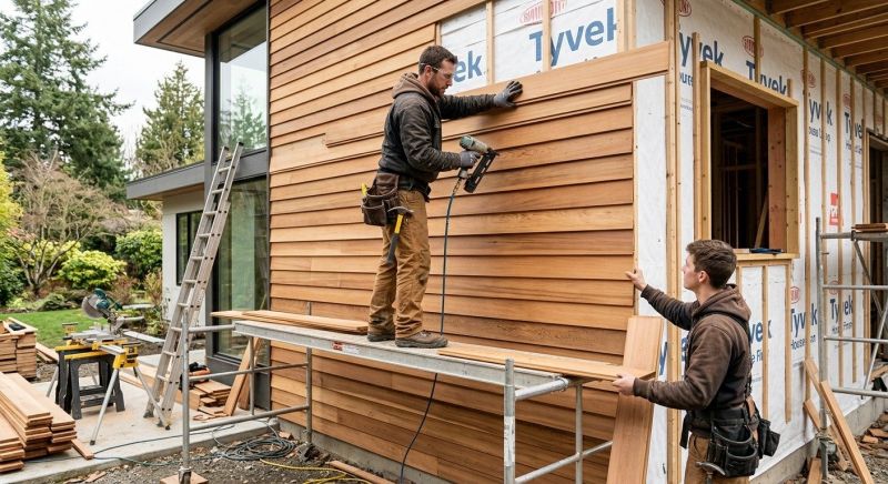 Wood Cladding Installation in Epping, NH