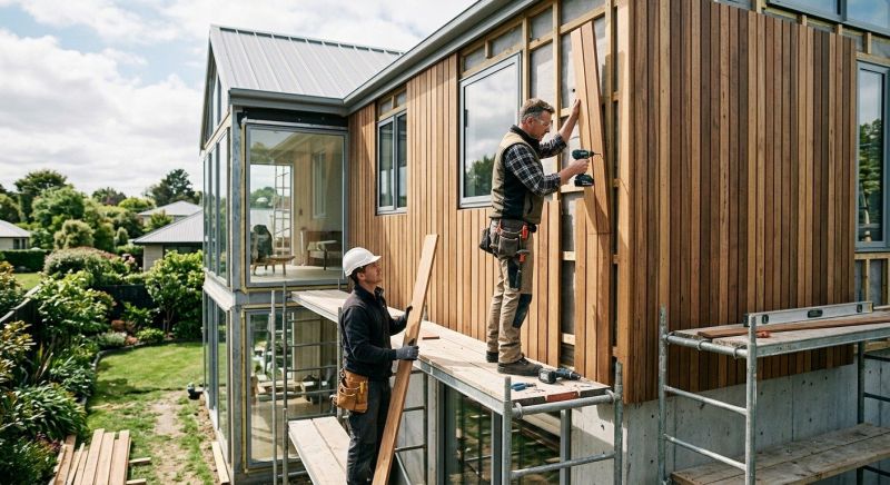 Wood Cladding Installation in Hampton, NH