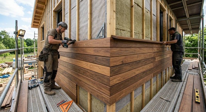 Wood Cladding Installation in Portsmouth, NH
