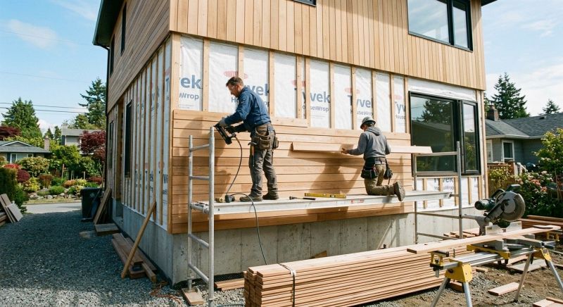 Wood Cladding Installation in South Berwick, ME