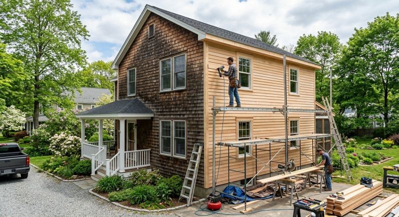 Wood Siding Installation in Barrington, NH