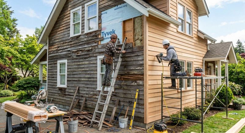 Wood Siding Installation in Barrington, NH