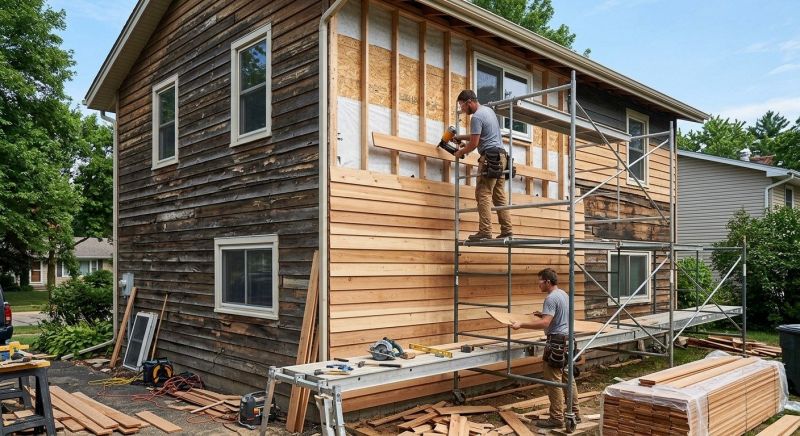 Wood Siding Replacement in Wells, ME
