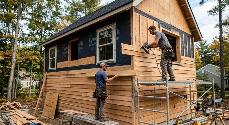 Wood Siding Replacement in Wells, ME